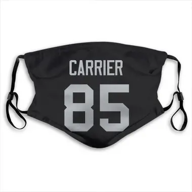 Las Vegas Raiders Derek Carrier Jersey Name and Number Face Mask - Black