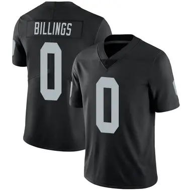 Men's Nike Las Vegas Raiders Andrew Billings Team Color Vapor Untouchable Jersey - Black Limited