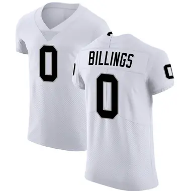 Men's Nike Las Vegas Raiders Andrew Billings Vapor Untouchable Jersey - White Elite