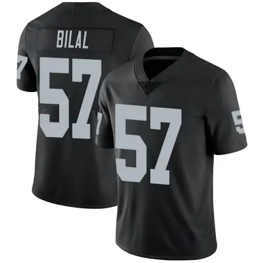 Men's Nike Las Vegas Raiders Asmar Bilal Team Color Vapor Untouchable Jersey - Black Limited