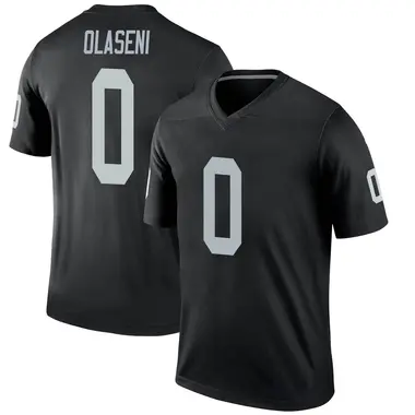 Men's Nike Las Vegas Raiders Bamidele Olaseni Jersey - Black Legend