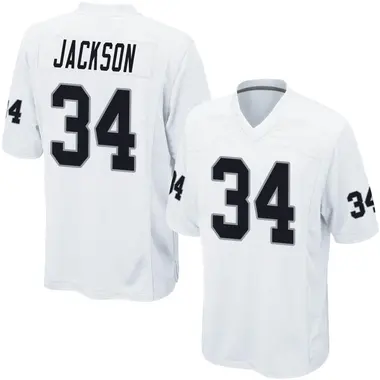 Men's Nike Las Vegas Raiders Bo Jackson Jersey - White Game