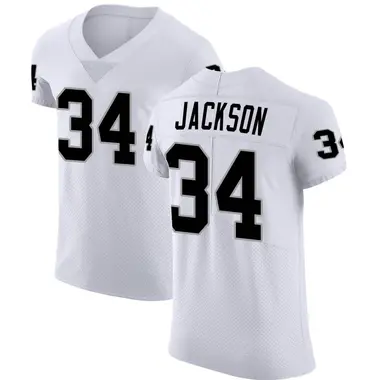 Men's Nike Las Vegas Raiders Bo Jackson Vapor Untouchable Jersey - White Elite