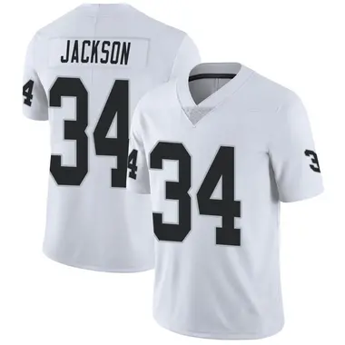 Men's Nike Las Vegas Raiders Bo Jackson Vapor Untouchable Jersey - White Limited