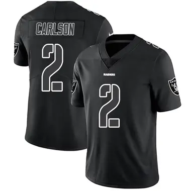 Men's Nike Las Vegas Raiders Daniel Carlson Jersey - Black Impact Limited