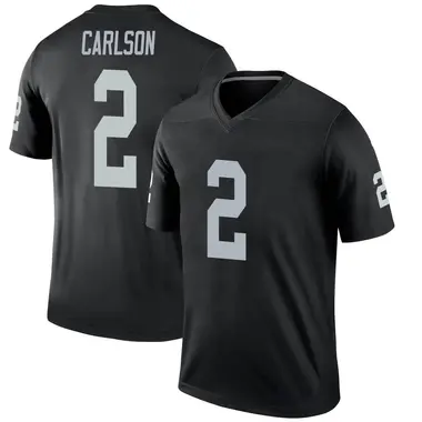 Men's Nike Las Vegas Raiders Daniel Carlson Jersey - Black Legend
