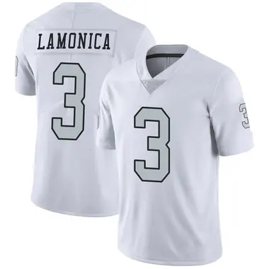 Men's Nike Las Vegas Raiders Daryle Lamonica Color Rush Jersey - White Limited