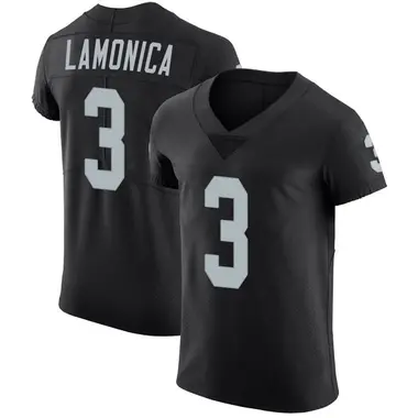 Men's Nike Las Vegas Raiders Daryle Lamonica Team Color Vapor Untouchable Jersey - Black Elite