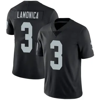 Men's Nike Las Vegas Raiders Daryle Lamonica Team Color Vapor Untouchable Jersey - Black Limited