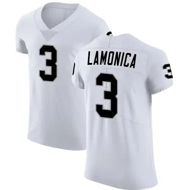 Men's Nike Las Vegas Raiders Daryle Lamonica Vapor Untouchable Jersey - White Elite