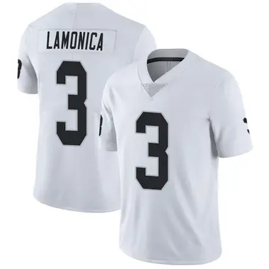 Men's Nike Las Vegas Raiders Daryle Lamonica Vapor Untouchable Jersey - White Limited