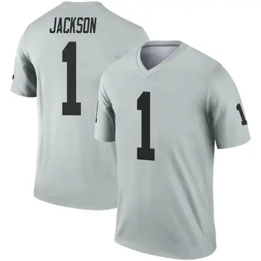 Men's Nike Las Vegas Raiders DeSean Jackson Inverted Silver Jersey - Legend