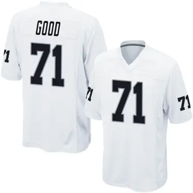 Men's Nike Las Vegas Raiders Denzelle Good Jersey - White Game