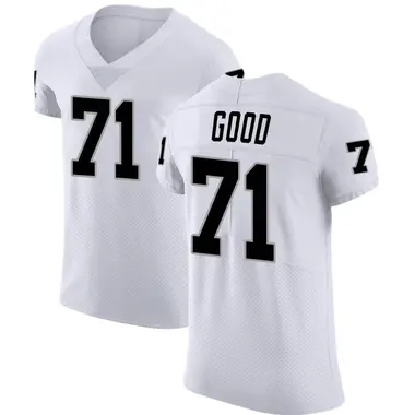 Men's Nike Las Vegas Raiders Denzelle Good Vapor Untouchable Jersey - White Elite