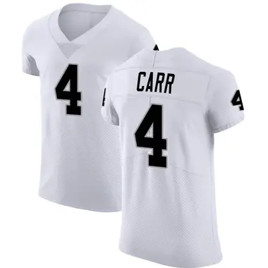 Men's Nike Las Vegas Raiders Derek Carr Vapor Untouchable Jersey - White Elite