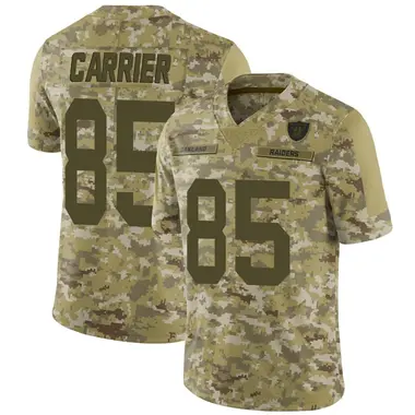 Men's Nike Las Vegas Raiders Derek Carrier 2018 Salute to Service Jersey - Camo Limited