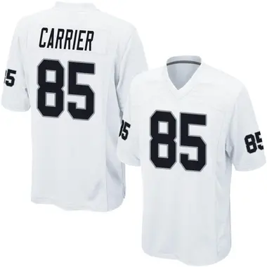 Men's Nike Las Vegas Raiders Derek Carrier Jersey - White Game