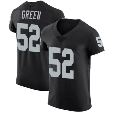 Men's Nike Las Vegas Raiders Gerri Green Team Color Vapor Untouchable Jersey - Black Elite