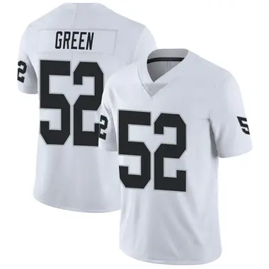 Men's Nike Las Vegas Raiders Gerri Green Vapor Untouchable Jersey - White Limited