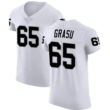 Men's Nike Las Vegas Raiders Hroniss Grasu Vapor Untouchable Jersey - White Elite