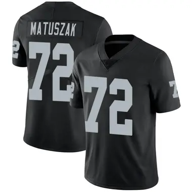 Men's Nike Las Vegas Raiders John Matuszak Team Color Vapor Untouchable Jersey - Black Limited
