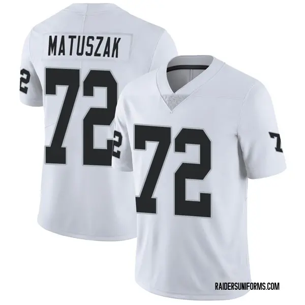Men's Nike Las Vegas Raiders John Matuszak Vapor Untouchable Jersey - White Limited