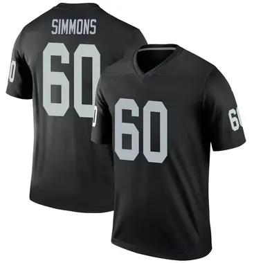 Men's Nike Las Vegas Raiders Jordan Simmons Jersey - Black Legend