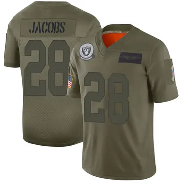 Men's Nike Las Vegas Raiders Josh Jacobs 2019 Salute to Service Jersey - Camo Limited
