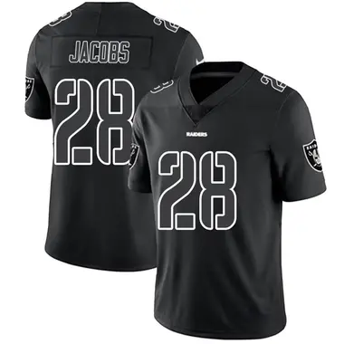 Men's Nike Las Vegas Raiders Josh Jacobs Jersey - Black Impact Limited