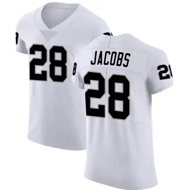 Men's Nike Las Vegas Raiders Josh Jacobs Vapor Untouchable Jersey - White Elite