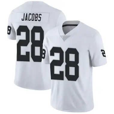 Men's Nike Las Vegas Raiders Josh Jacobs Vapor Untouchable Jersey - White Limited