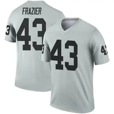 Men's Nike Las Vegas Raiders Kavon Frazier Inverted Silver Jersey - Legend