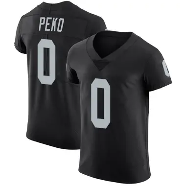 Men's Nike Las Vegas Raiders Kyle Peko Team Color Vapor Untouchable Jersey - Black Elite