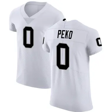 Men's Nike Las Vegas Raiders Kyle Peko Vapor Untouchable Jersey - White Elite