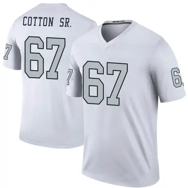 Men's Nike Las Vegas Raiders Lester Cotton Sr. Color Rush Jersey - White Legend
