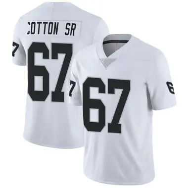 Men's Nike Las Vegas Raiders Lester Cotton Sr. Vapor Untouchable Jersey - White Limited