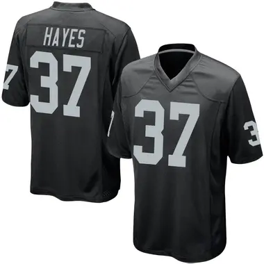 Men's Nike Las Vegas Raiders Lester Hayes Team Color Jersey - Black Game