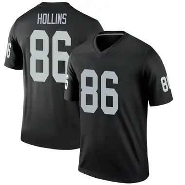 Men's Nike Las Vegas Raiders Mack Hollins Jersey - Black Legend
