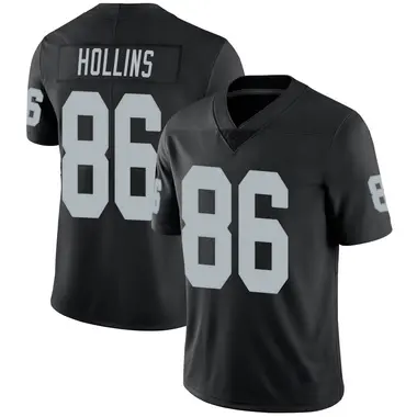 Men's Nike Las Vegas Raiders Mack Hollins Team Color Vapor Untouchable Jersey - Black Limited