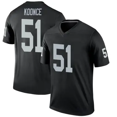 Men's Nike Las Vegas Raiders Malcolm Koonce Jersey - Black Legend
