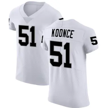 Men's Nike Las Vegas Raiders Malcolm Koonce Vapor Untouchable Jersey - White Elite