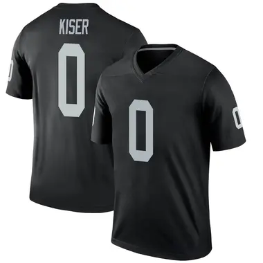 Men's Nike Las Vegas Raiders Micah Kiser Jersey - Black Legend
