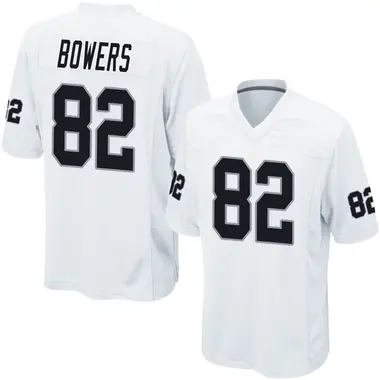 Men's Nike Las Vegas Raiders Nick Bowers Jersey - White Game