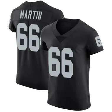 Men's Nike Las Vegas Raiders Nick Martin Team Color Vapor Untouchable Jersey - Black Elite