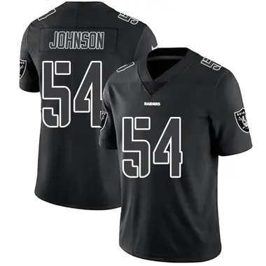 Men's Nike Las Vegas Raiders PJ Johnson Jersey - Black Impact Limited