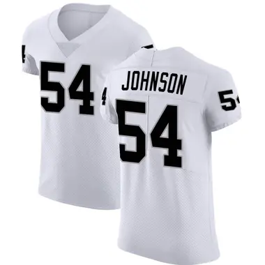 Men's Nike Las Vegas Raiders PJ Johnson Vapor Untouchable Jersey - White Elite