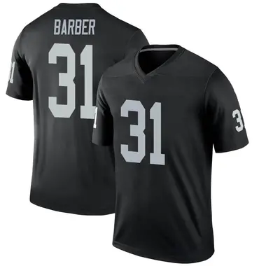 Men's Nike Las Vegas Raiders Peyton Barber Jersey - Black Legend