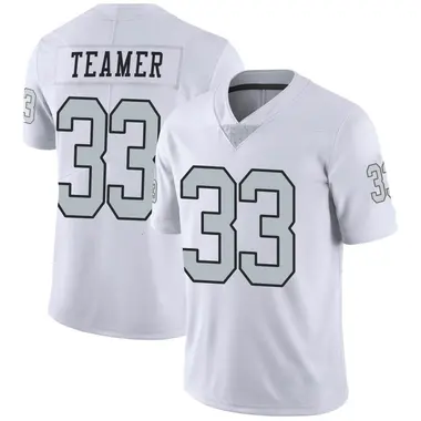 Men's Nike Las Vegas Raiders Roderic Teamer Color Rush Jersey - White Limited
