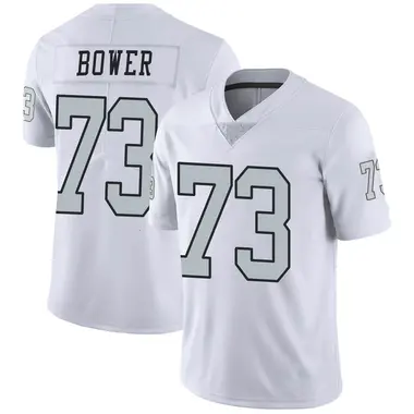 Men's Nike Las Vegas Raiders Tashawn Bower Color Rush Jersey - White Limited