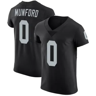 Men's Nike Las Vegas Raiders Thayer Munford Team Color Vapor Untouchable Jersey - Black Elite